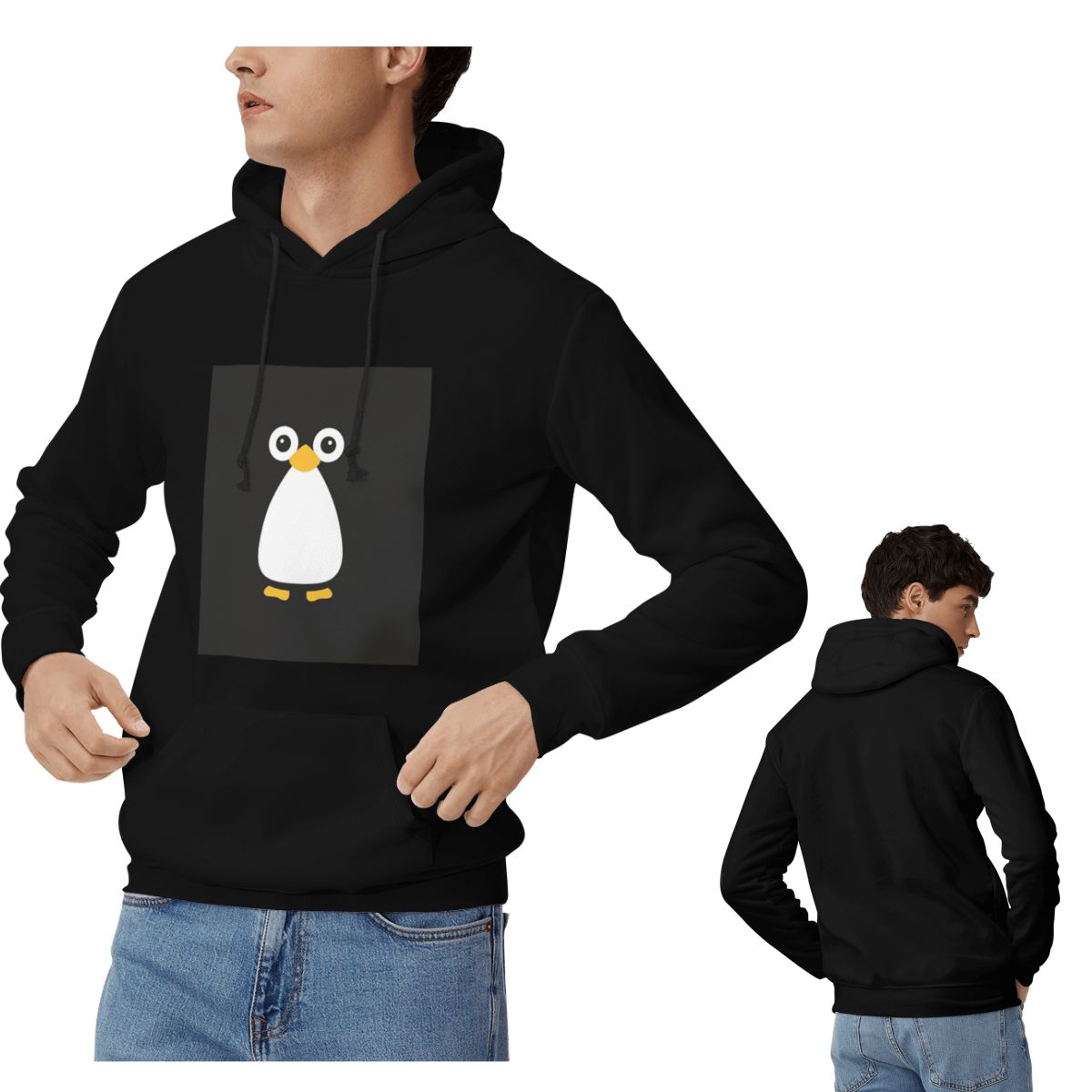 Winter Clothing Vector - Милые толстовки с векторным пингвином для