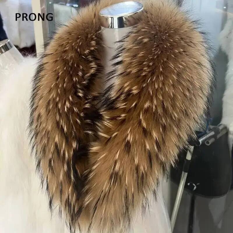 Winter Clothing Stores - Воротник из натурального меха енота шарф