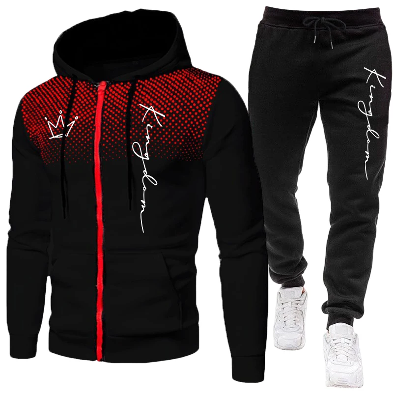 Winter Clothing Stores - Мужской спортивный костюм King: повседневная толстовка