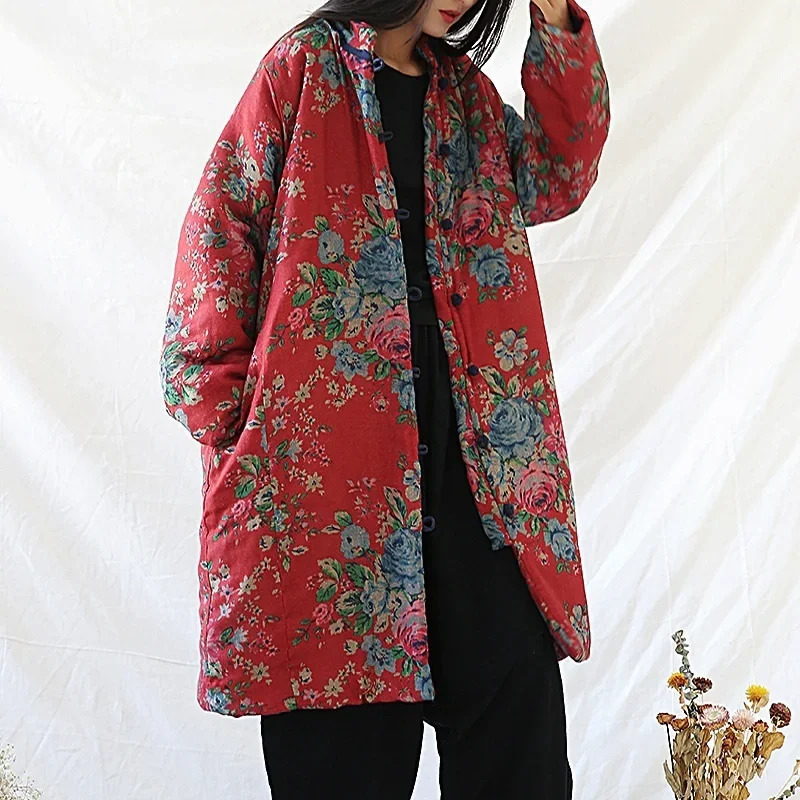 Winter Clothing Vintage - Одежда в китайском стиле, теплое хлопковое