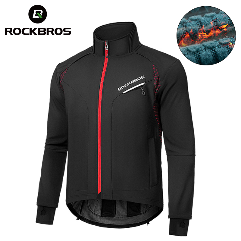 Winter Clothing Pinterest - ROCKBROS зимние теплые велосипедные куртки, ветрозащитные