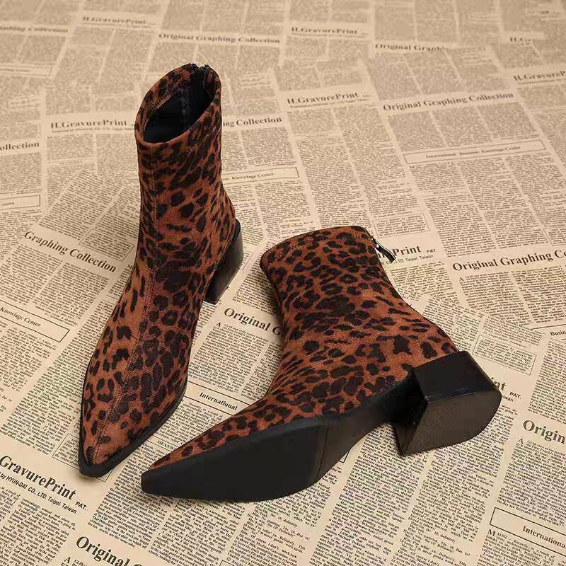 Winter Clothing For Woman - Новые женские ботильоны на низком каблуке,