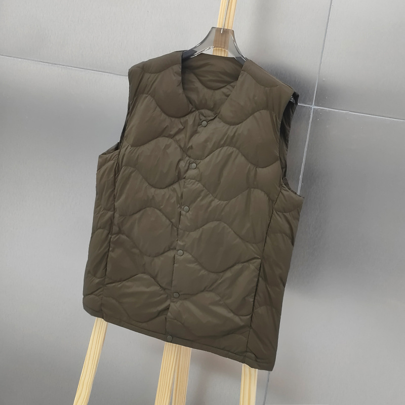Down Vest Ultralight - Ультра легкий белый жилет на утином