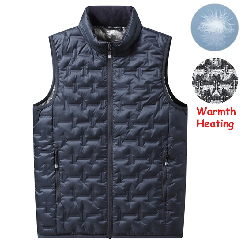 Down Vest Ultralight - Мужской зимний новый пуховый жилет из