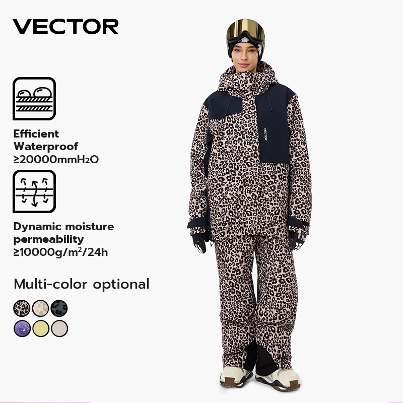 Winter Clothing Vector - VECTOR Мужчины Женщины 3л Хлопковая лыжная