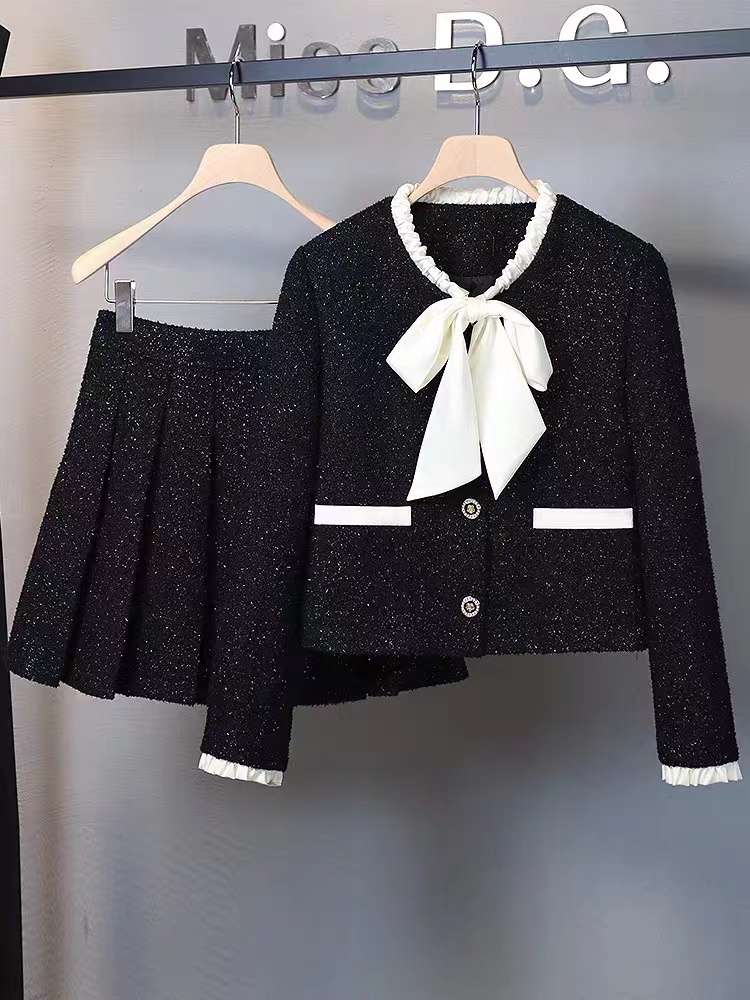 Winter Clothing Vintage - Женский элегантный шикарный костюм Y2K, пиджак