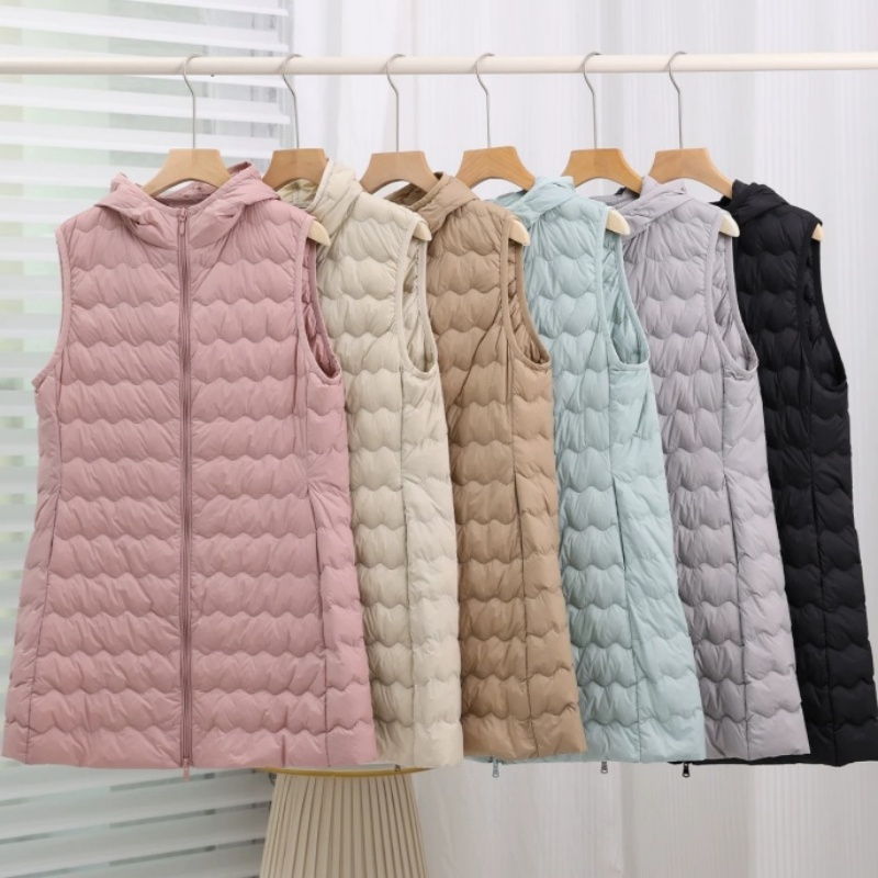 Down Vest Ultralight - Осенне-зимний женский ультралегкий пуховый жилет с