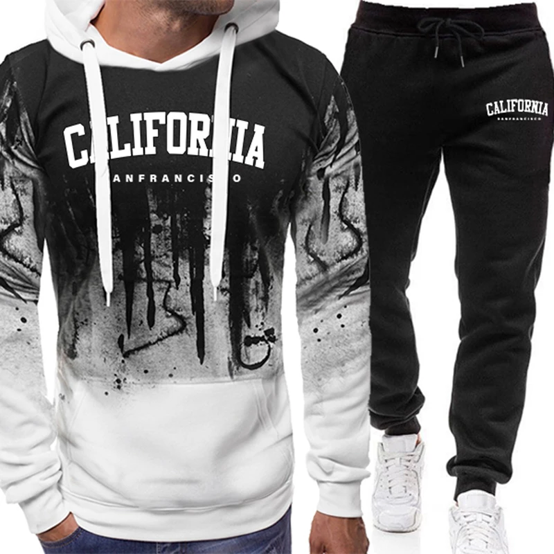 Winter Clothing Men - Мужской спортивный костюм 2026: повседневная толстовка