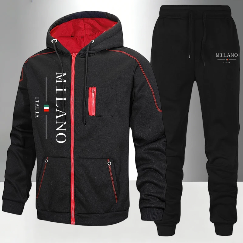 Winter Clothing Stores - Итальянский модный мужской комплект/костюм/куртка/брюки для осени