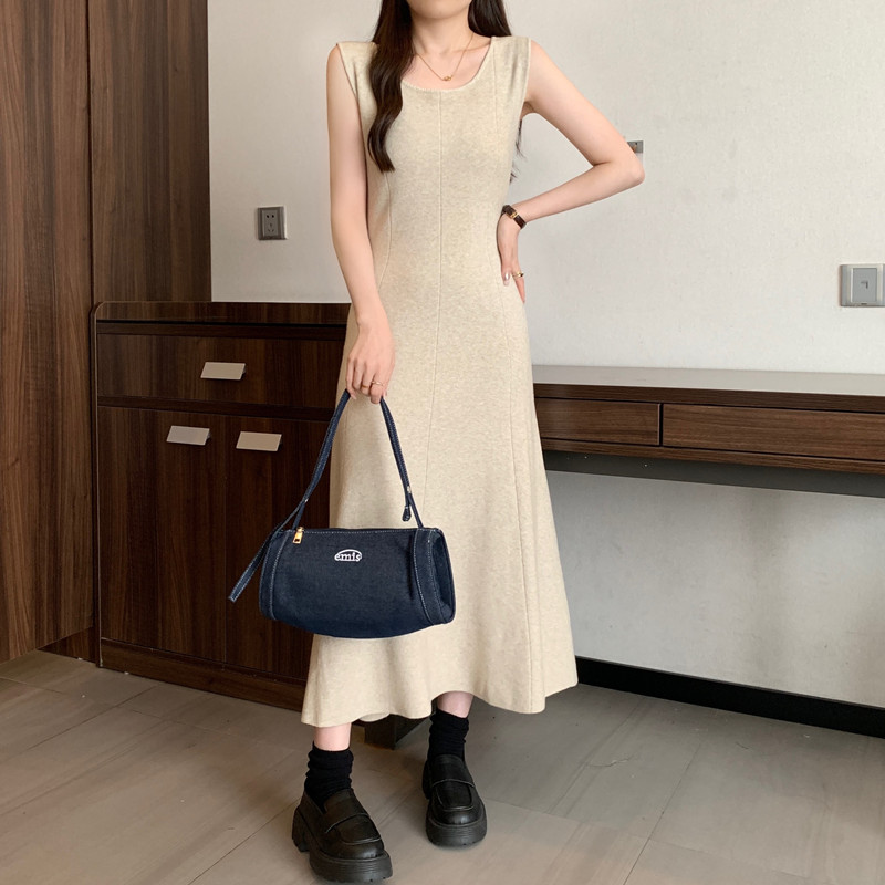 Winter Clothing Vintage - Элегантные однотонные вязаные винтажные шикарные тонкие