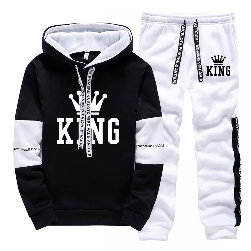 Winter Clothing Men - Мужской спортивный костюм King Printing: повседневная