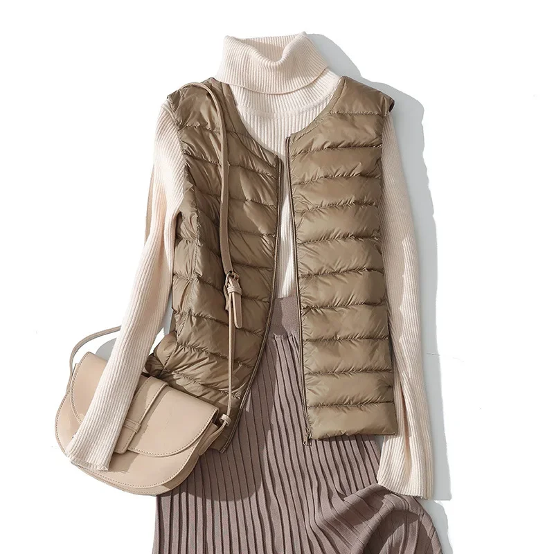 Женский пуховик на молнии, без – обзор и цена Down Vest Ultralight