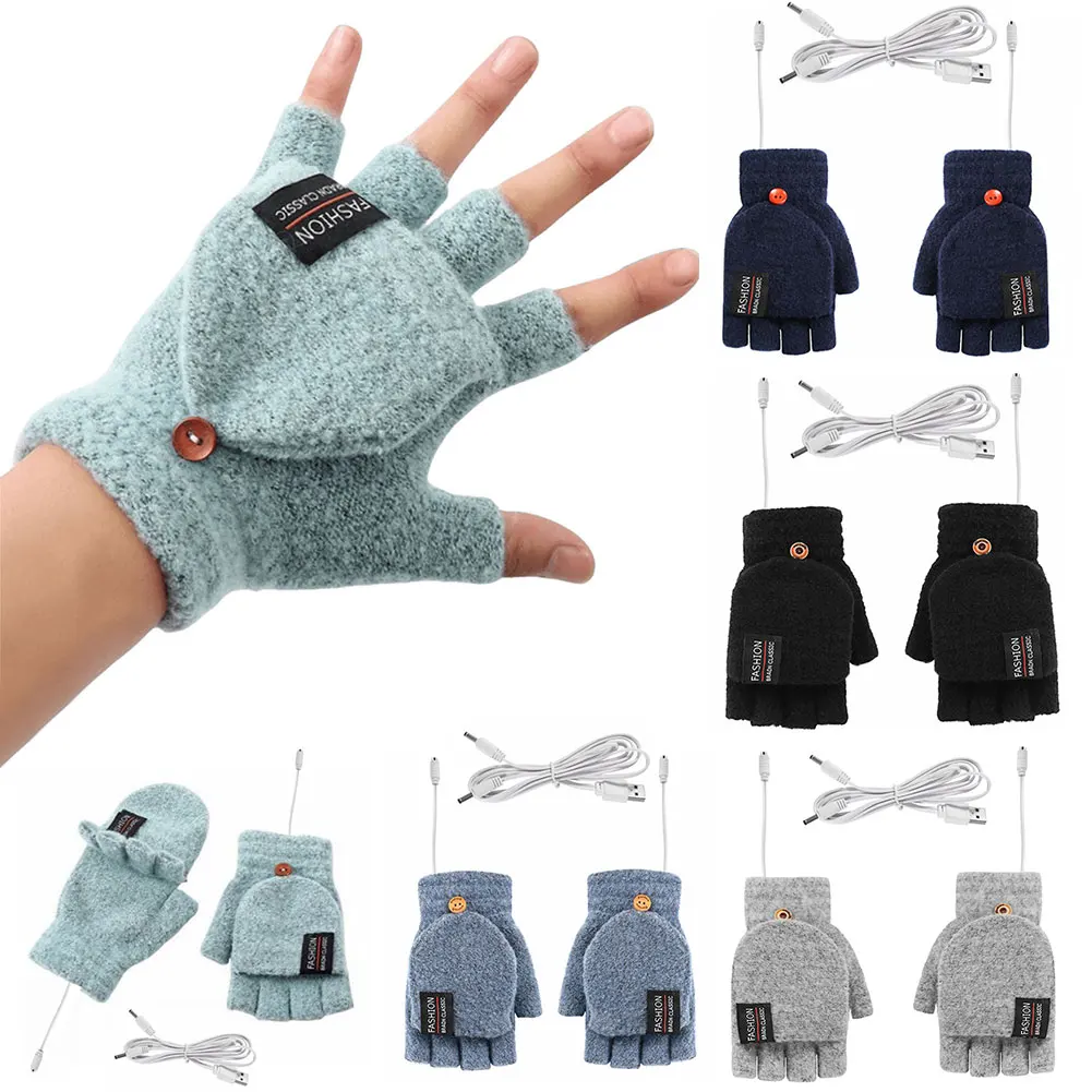 USB перчатки с электрическим п – обзор и цена Knit Glove Touch Screen
