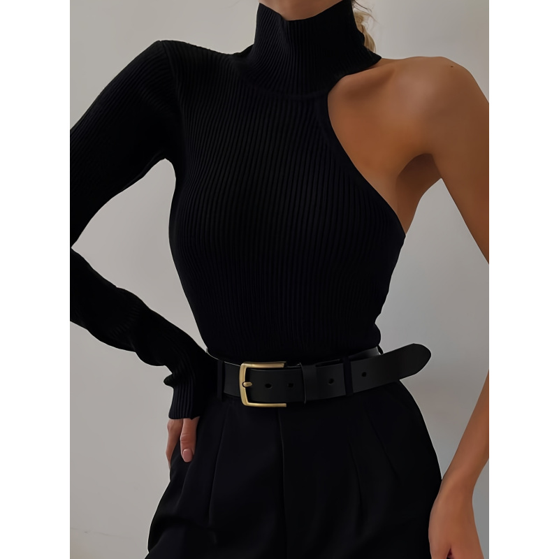 Однотонное асимметричное боди  – обзор и цена Winter Clothing For Woman