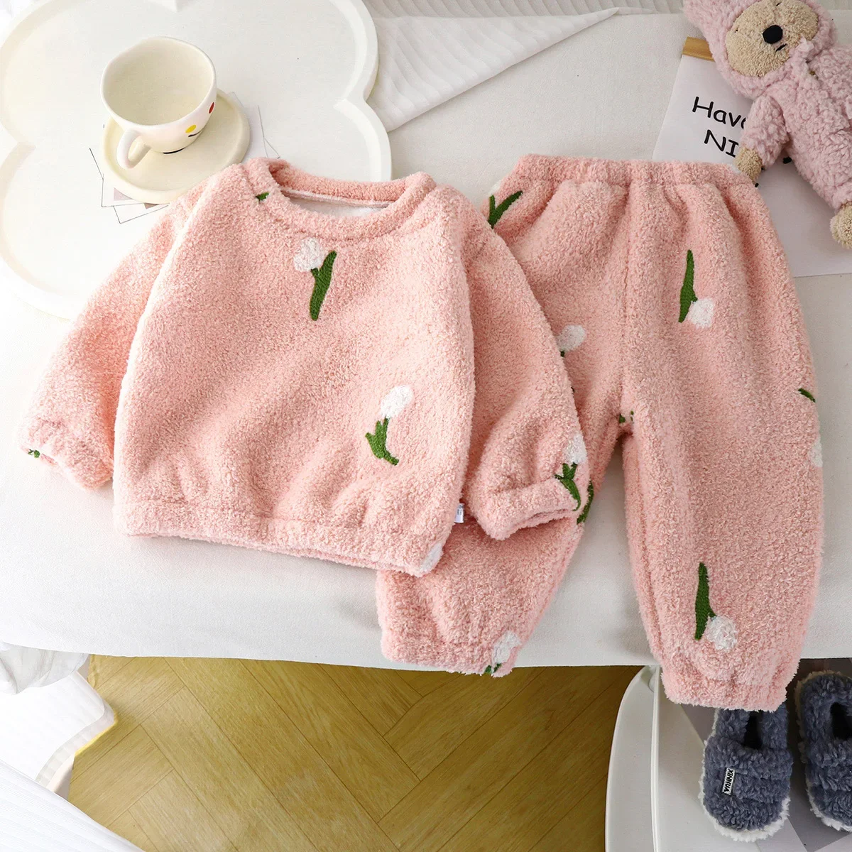 Детская утепленная флисовая Пи – обзор и цена Winter Clothing Baby Girl