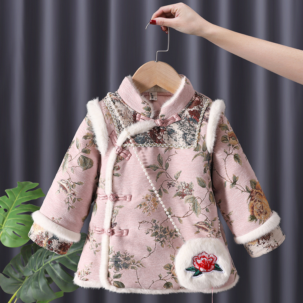 Зимнее платье Hanfu для малень – обзор и цена Winter Clothing Baby Girl