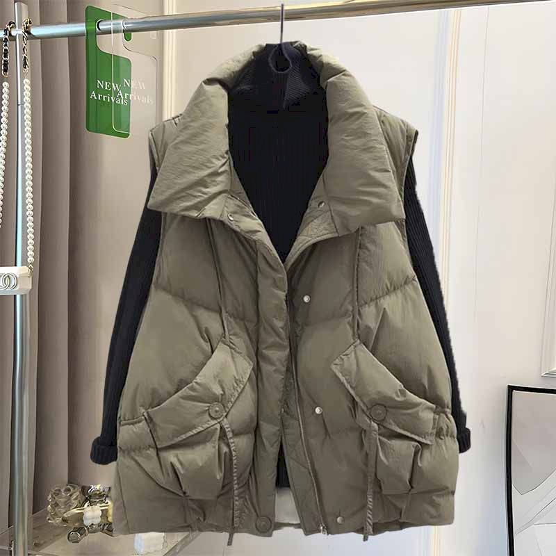 Корейские модные шелковые жиле – обзор и цена Down Vest Ultralight